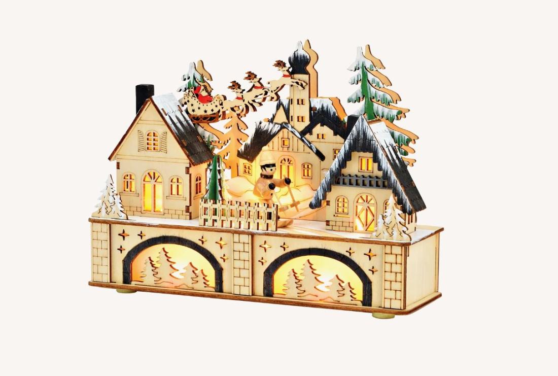 Village illuminé