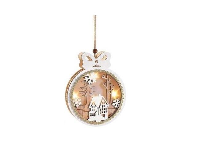 Boule illuminée Village