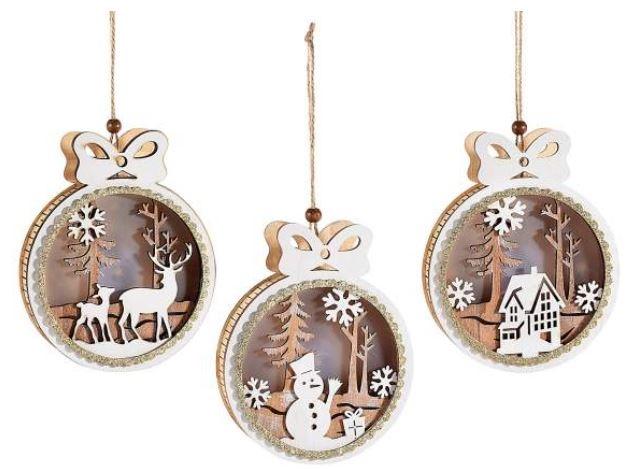 Boule illuminée Village