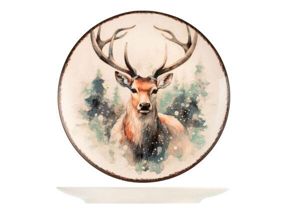 Assiette plate Noël Alaska