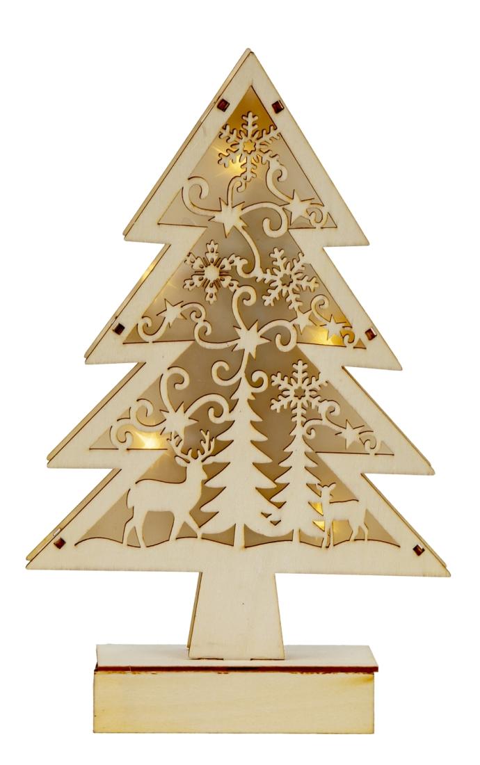 Sapin lumineux avec le Renne