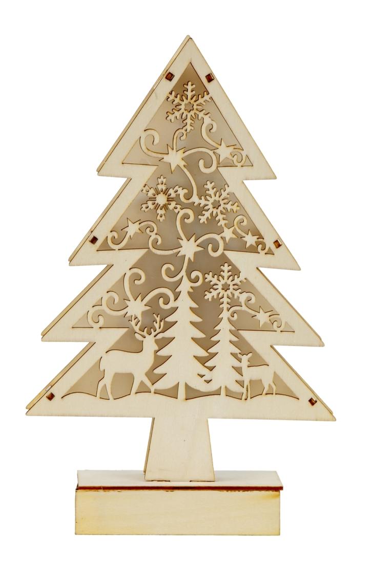 Sapin lumineux avec le Renne