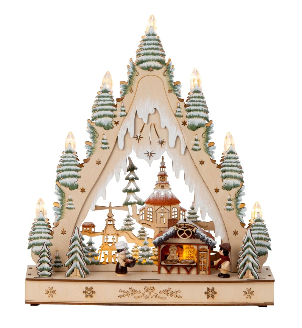 Sapin d'hiver lumineux