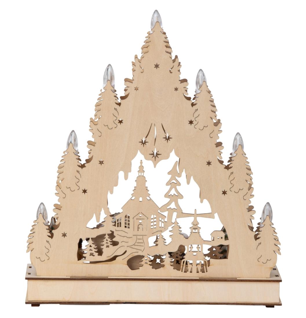 Sapin d'hiver lumineux