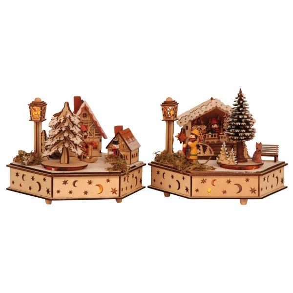 Boite musicale lumineuse