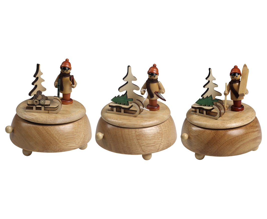 Boite musicale en bois