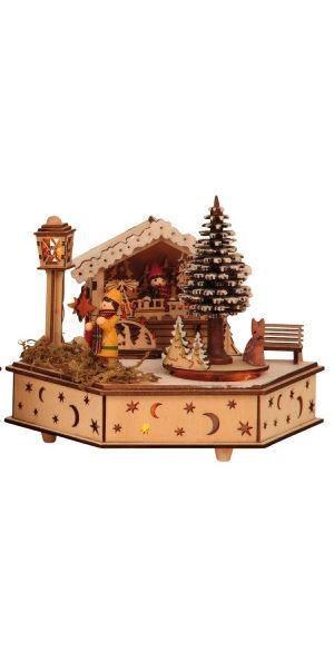 Boite musicale lumineuse