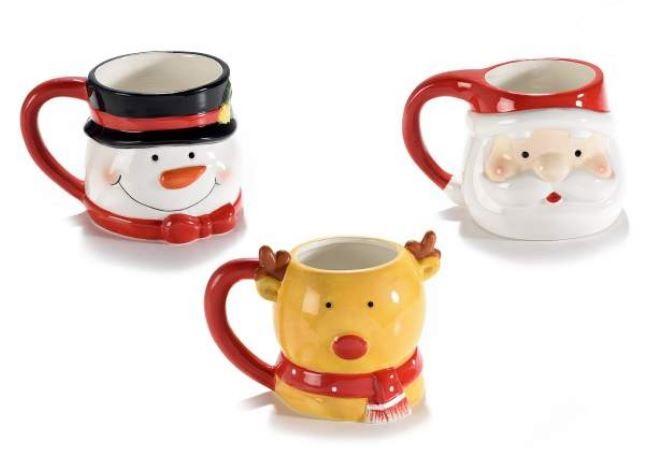 Lot de 3 tasses de Noël
