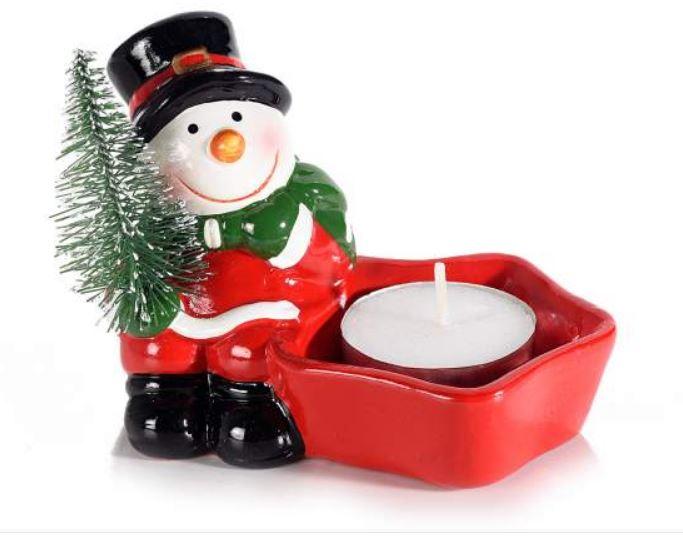 Lot de 3 bougeoirs céramique