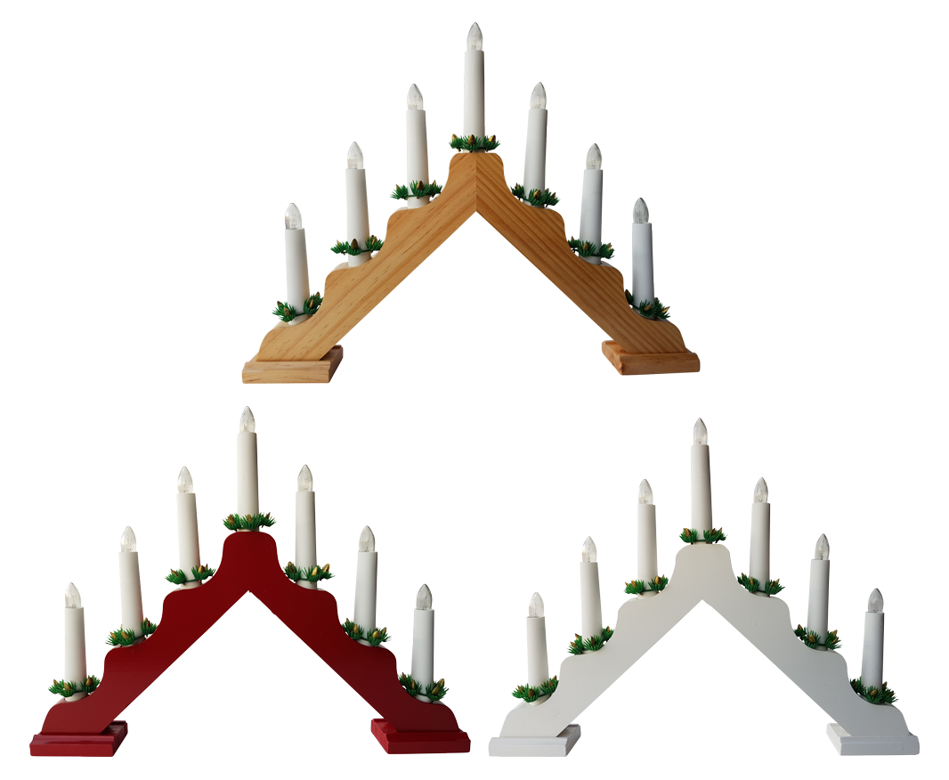 Chandelier lumineux bois