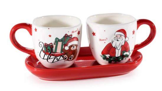 Duo de tasses Père Noël