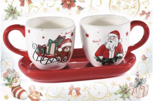 Duo de tasses Père Noël