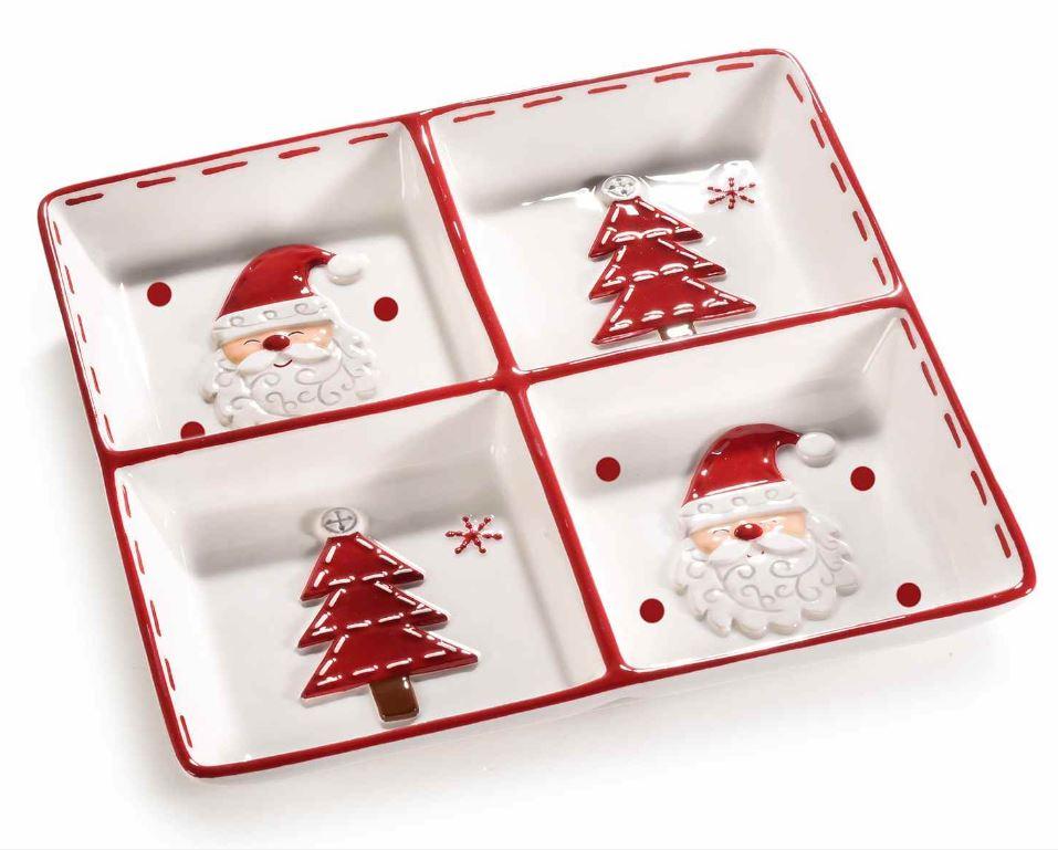 Plat Père Noël et Sapin