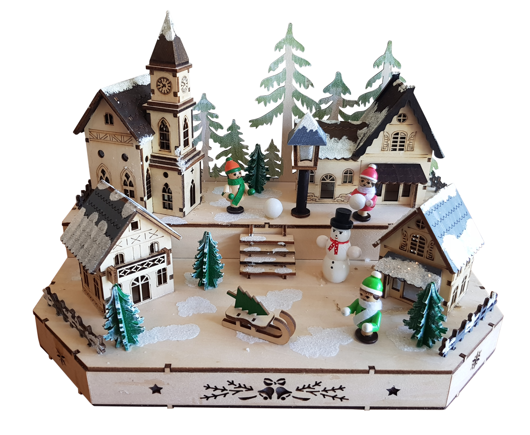 Village illuminé
