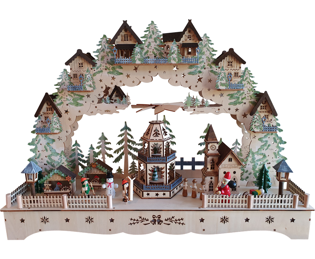 Arche lumineuse et musicale