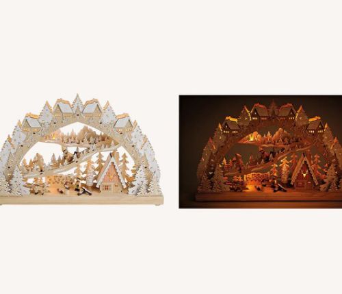 Arche Lumineuse Piste de ski