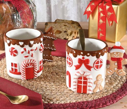 Tasse Maison avec anse Bonhomme Pain d'épice